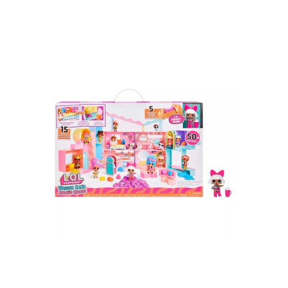 L.O.L. Surprise! Squish Sand Magic House w/Tot Playset with Collectible Dolls - Picture 5 of 6